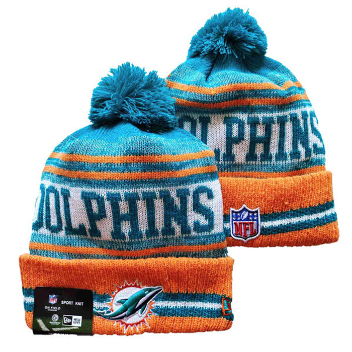 Miami Dolphins Knit Hats 0113